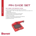 thumbnail image 2 of Set Pin Gage Starrett S4003-250 Precision Steel 0.061-0.250, 2 of 6
