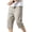 AE05_Beige, variant on Lumtrix Men's Capri Pants 3/4 Long Jogger Sport Shorts Workout/Gym/Yoga/Beach Quick Dry Shorts with Zipper Pockets Gray XL