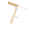thumbnail image 2 of WEUVEB 2pcs Hammer Wood Handle Garden Tool Handle Replacement Beige Outdoors, 2 of 8