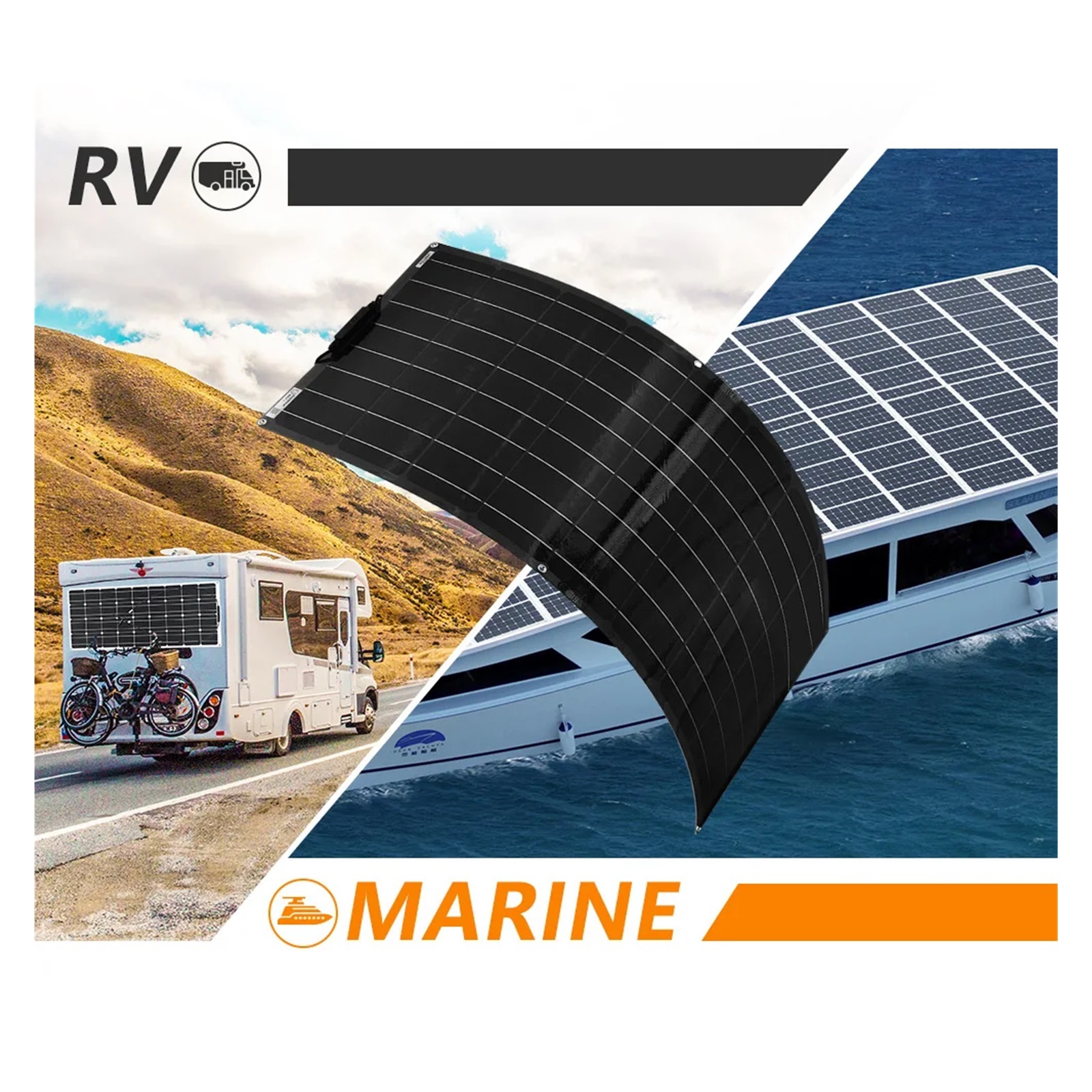 Folding solar panels Portable Solar Panel 1000W 2000W Suitable For Outdoor Mobile Power Supply Solar charger