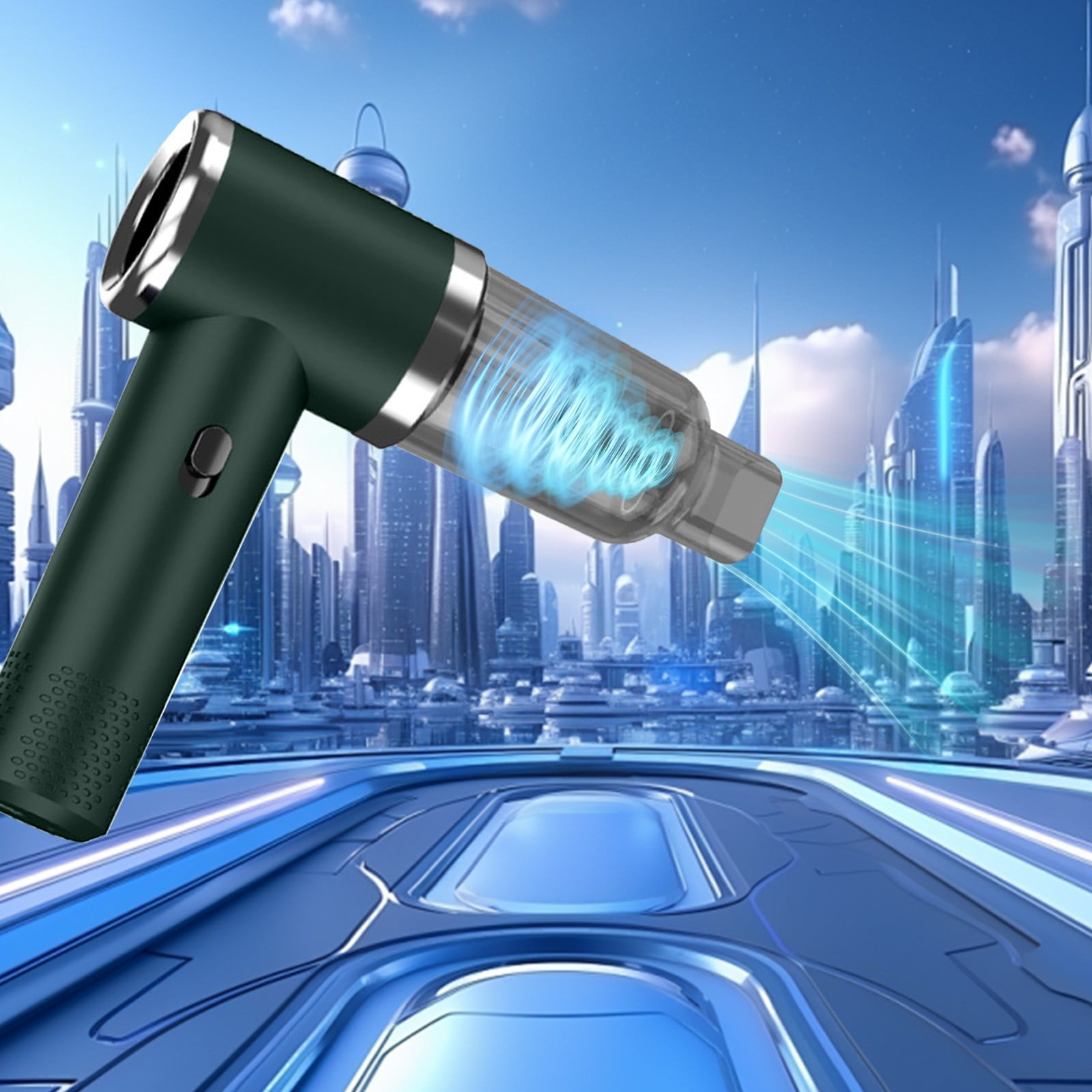 Snmubt Car Vacuum Cleaner Large Suction Wireless, Handheld Portable High Power Vacuum for Car Interior, Great Christmas Gift for Car Owners, Blow and Suction Dual Use