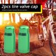 thumbnail image 2 of Ciclismo 2 tapas de válvula de neumático Presta Ehuebsd aleación de aluminio verde, 2 of 4