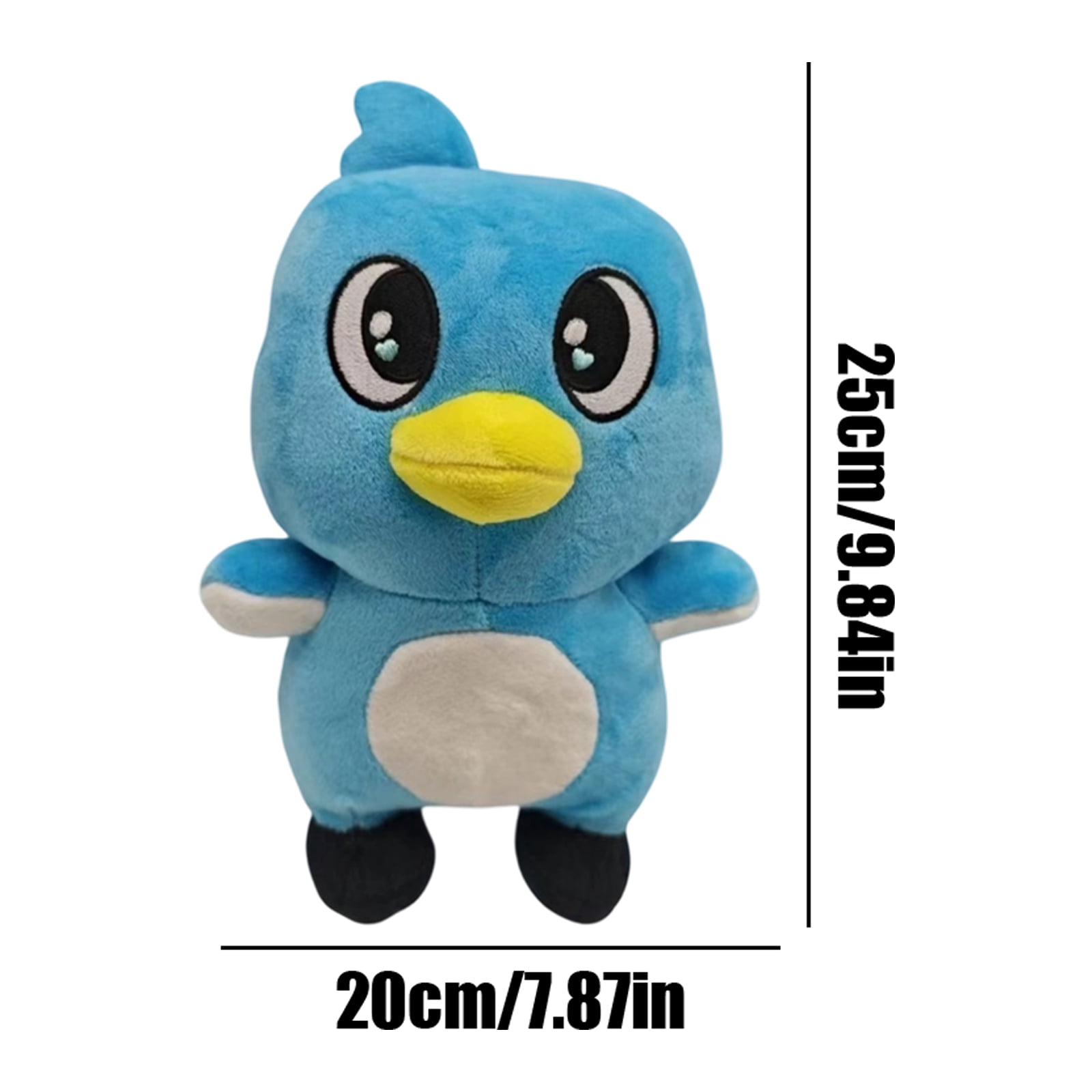 Milo and Chip Plush, 9.8 Inch Super Soft and Huggable Plush Toy, Milo Blue Bird Plushie for Game Fans, Collectible Stuffed Animal for All Ages