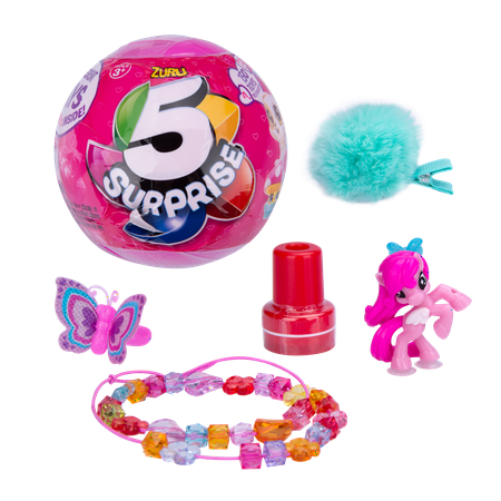5 Surprise Pink Mystery Capsule Collectible Toy by ZURU