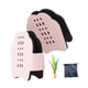 thumbnail image 3 of Raquetas de bádminton, raquetas transpirables para padres e hijos. Rosa, 3 of 9
