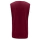 thumbnail image 5 of Jersey con cuello redondo para mujer, camiseta sin mangas con empalme, chaleco Pompotops lopia996891, 5 of 6