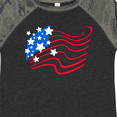 thumbnail image 4 of Inktastic Stylized American Flag Fourth of July Boys or Girls Toddler T-Shirt, 4 of 5