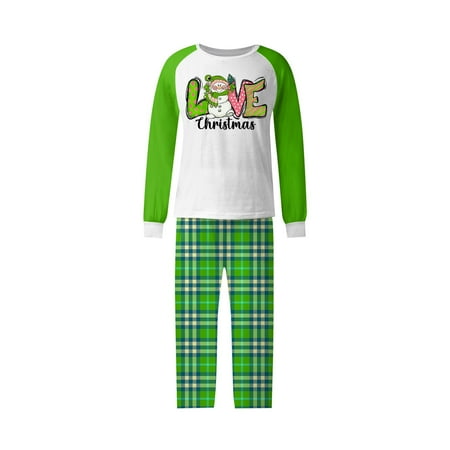 

Act Now! HIMIWAY Christmas Pajamas Christmas Prints Family Matching Long Sleeve Tops+Pants Set Family Matching Sets Kids 4 Years