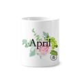 thumbnail image 1 of Charng Rose Avril Modèle de Conception Brosse à Dents Stylo Titulaire Mug Cerac Stand Crayon Tasse, 1 of 2