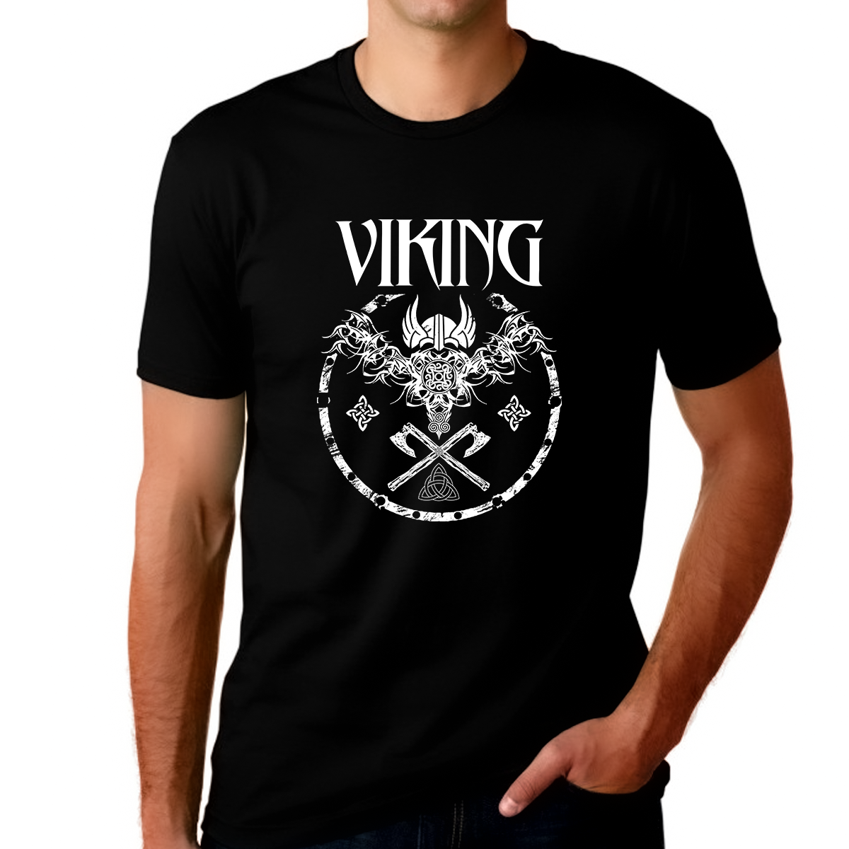 Wikinger Odin Rising See You IN Valhalla Herren Sweatshirt Männer Pulli Thor Vikings Shirt Walhalla Ragnar Valknut Wodan Pullover 