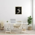 thumbnail image 2 of Stupell Industries Surreal Piano Keys Spiral Graphic Art Metallic Gold Floating Framed Canvas Print Wall Art, Design by Matheus Lopes Castro, 2 of 6