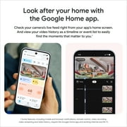 Google Nest Cam Indoor (Wired, 3rd Gen) - Indoor Security Camera with 2K Video - Works with Google Home - With Gemini - Berry