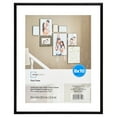 Mainstays 8x10 Floating Picture Frames, Black, Set of 6