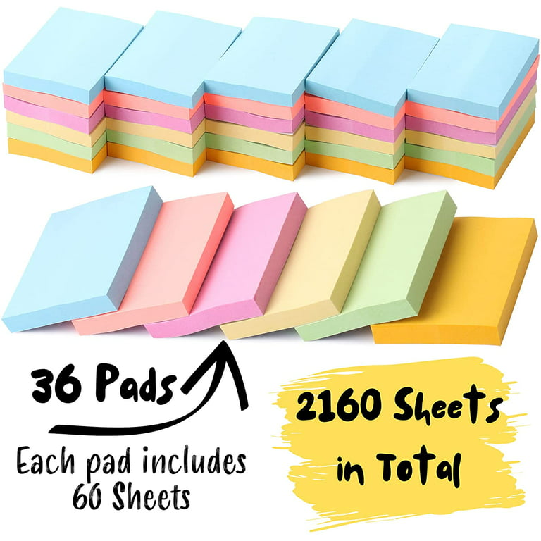 Mr. Pen- Sticky Notes Set, Assorted Sizes, 15 pcs, Pastel Colors, Sticky  Note Pads, Bible Sticky Notes - Mr. Pen Store