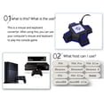 thumbnail image 3 of Keyboard & Mouse Portable Controller Gamepad Gaming Mice Converter Adapter for N-Switch/Xbox One/PS4/PS3, 3 of 6