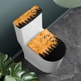 thumbnail image 2 of HELLHERO Halloween Pattern Design Bathroom Toilet Lid Cover Set Thankful Fall 2 Piece Set Washable and Reusable Adjustable Bathroom Seat Covers Stretch, 2 of 8