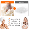 thumbnail image 4 of Bola de baño de helado, bolas de esponja de ducha, cuerpo de limpieza de red de espuma, exfoliante de depurador, suministros de baño para el hogar del hotel, hacer que el cuerpo se relaje. MFZFUKR CPB-DE-LYY08-3, 4 of 5