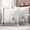 White Orange, variant on Pink Pumpkin Outdoor Waterproof Pillow Covers, Thanksgiving Fallen Leaves Autumn Stripe Decorative Square Throw Pillowcase Sofa Cushion Sham for Patio/Couch/Chair, 24"x24" 2 Pack