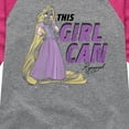 thumbnail image 3 of Disney Princess - Rapunzel - Toddler & Youth Girls Raglan Graphic T-Shirt, 3 of 4