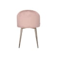 thumbnail image 3 of Silla Jonotla velvet pata cobre - Rosa Gaia Herbs Contemporáneo, 3 of 7