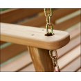 thumbnail image 3 of 6' Red Cedar English Garden Porch Swing, 3 of 3