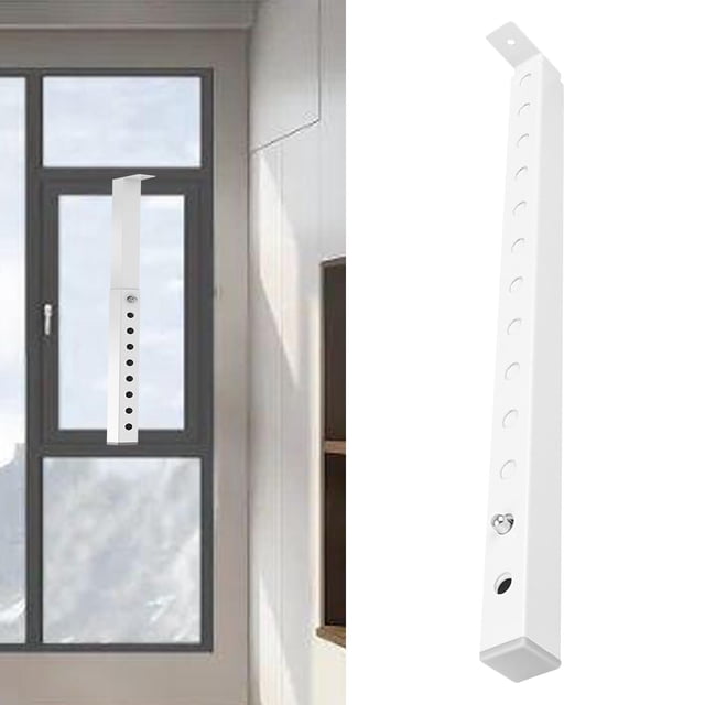 Barra de seguridad para ventanas, barra de seguridad para puertas de patio, para niños, topes de ventanas resistentes, barra de bloqueo para ventanas 163 pulgadas