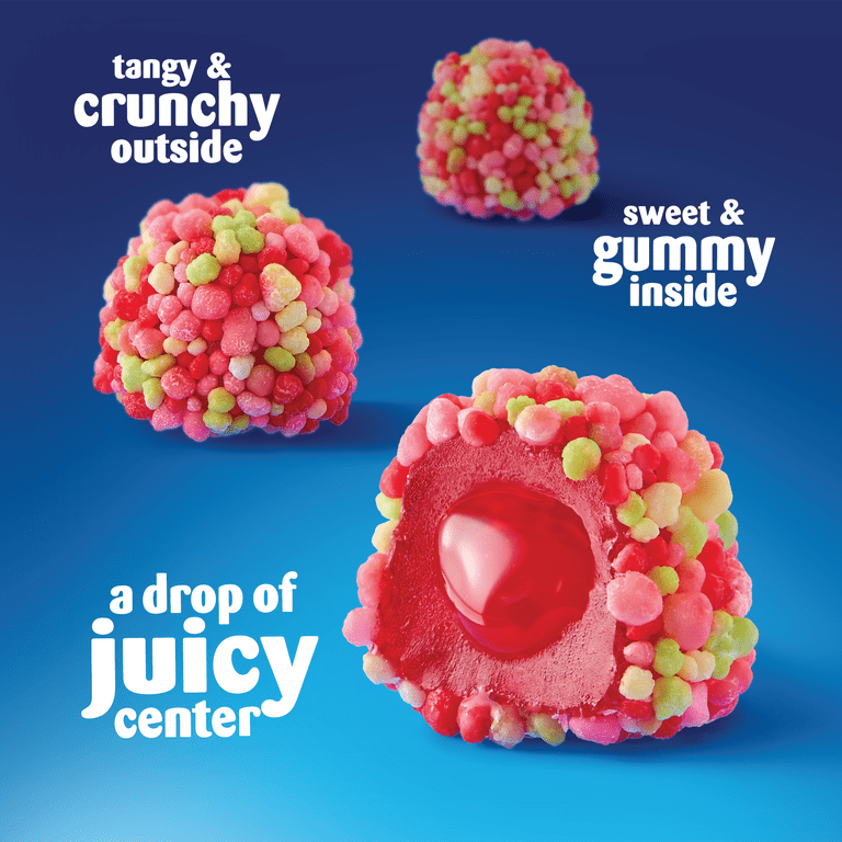 NERDS, Juicy Gummy Clusters, Strawberry Punch, 7.15 oz stand-up
