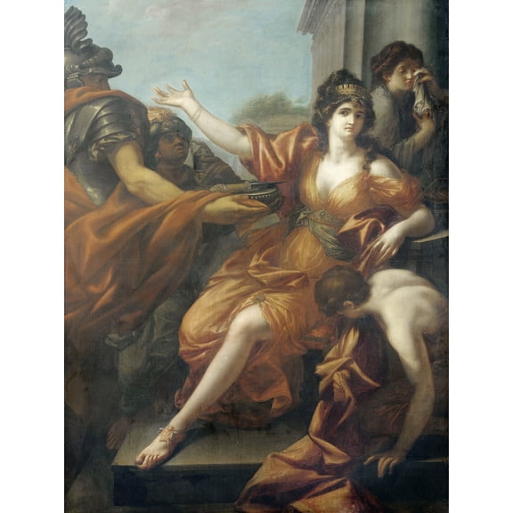 19th Century Suicide Queen Dido Extra Large XL Wall Art Poster Print
