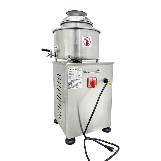 Machine à Battre les Boules de Viande Électrique, Hachoir à Viande, Machine à Purée de Viande en Acier Inoxydable 2800rpm