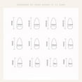 thumbnail image 3 of 24pcs Almond Press On Nails Glossy Acrylic False Nails with Sparkling Finish Artificial Nails for Girls and Women, 3 of 8