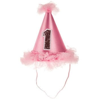 Pink Girl S 1st Birthday Hat Party Gift Keepsake Walmart Com