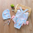 thumbnail image 5 of Gerichy Toddler Girl Swimsuit,Girls Bathing Suit Toddler Summer Girls Sunflower Flower Printing Ruffles Two Piece Swimwear Swimsuit Bikini, 5 of 6