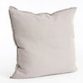thumbnail image 6 of SARO 13049.RO20S 20 in. Square Fringed Design Linen Down Filled Pillow - Rouge, 6 of 7