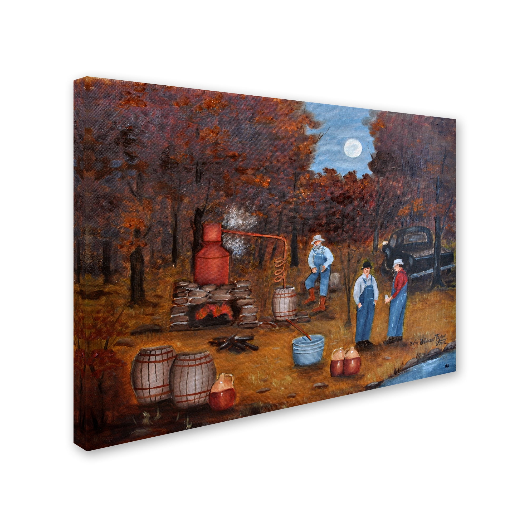 Trademark Fine Art 'The Moonshiners 10' Canvas Art by Arie Reinhardt Taylor