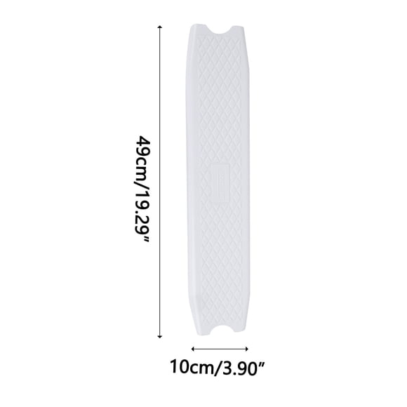 Herunwer Durable White Plastic Pool Ladder Step Replacement with Textured Non-Slip Surface