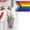 21*14, variant on Rainbow Stick Flag, Hand-Held Flag On Stick,Handheld Pride Flags,Banners for Parades Festivals Party Decorations And Outdoor Events Desk Decor Pride Rainbow Flags Hand Waving Festival Flag
