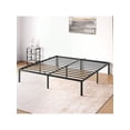 thumbnail image 3 of Bingirl 14-Inch Bed Frame for Twin/Full/Queen/King Beds with Storage Space, Metal Platform Design, No Box Spring Required, Steel Slat Support, Easy to Assemble, 3 of 9