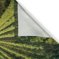 Ambesonne Scenery Kitchen Curtains, Vineyard Landscape Sunset, 55"x30