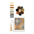 thumbnail image 2 of LoRan Latch-Stitch Pillow Kit DIY, 16" x 16", Kilim Design, 2 of 6