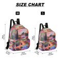 thumbnail image 3 of JIALIOU Mini Backpack Purse for Women Quilted Casual Daypack Small Travel Shoulder Bag, Woman Walking in Garden, 3 of 7