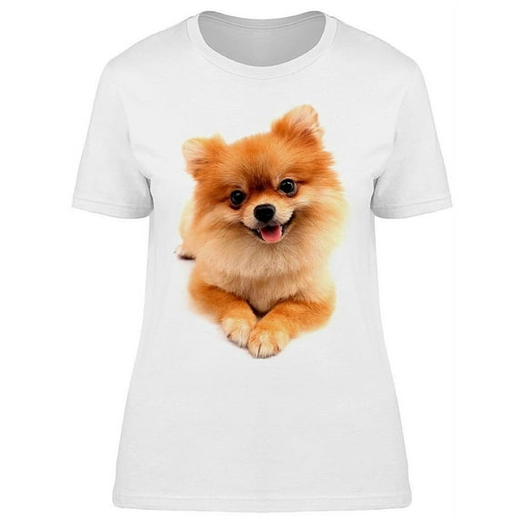 Cute Pomeranian, Posing T-Shirt Women -Image by Shutterstock, Female Small