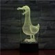 thumbnail image 2 of Lámpara de mesa con luz nocturna Goose 3D LED para dormitorio infantil, 2 of 2