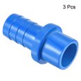 thumbnail image 3 of Uxcell Pipe Fittings Barbed Spigot Straight Hose Connector Blue 16mmx20mm, 3 of 5