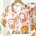 thumbnail image 4 of Boys And Girls Soft Pajamas Cotton Toddler Pjs Long Sleeve Kid Sleepwear Sets,6-12 Months 12-24 Months 2t 3t 4t 5t 6t 7t 8t 9t Children Orange 7-8 Years, 4 of 5