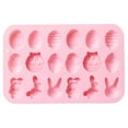 thumbnail image 2 of Easter Silicone Chocolate Mold, Egg Rabbit Bunny Shaped Mould for Chocolate Candy Cake Fondant Jelly Pudding Manual Soap Hot Chocolate Cocoa Bombs Making of Easter Party Decoration, 2 of 7