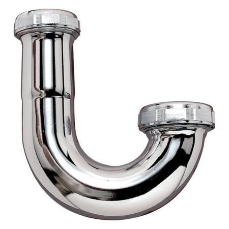 Keeney Manufacturing 46322 1.25 x 1.5 in. Dia. Slip to Slip Brass J Bend