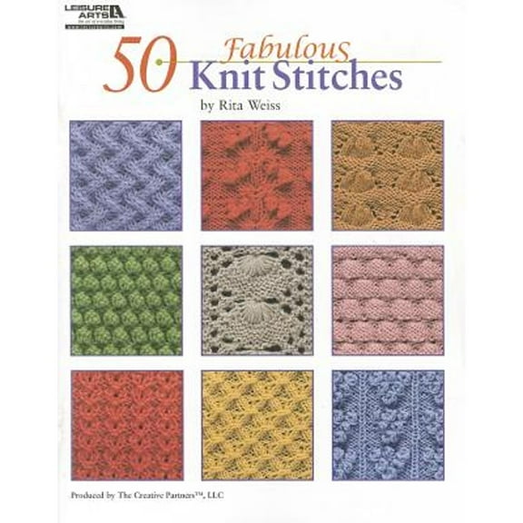 Pre-Owned 50 Fabulous Knit Stitches (Paperback) 1601404883 9781601404886