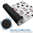 thumbnail image 6 of Long Mouse Pads for Desk,White Cow Cloud Pattern Desk Mats on Top Of Desks, Desk Mouse Pad Extra Large with 3mm Non-Slip Base and Stitched Edge for Gaming,Office,Work,Home 31.5"x11.8", 6 of 6