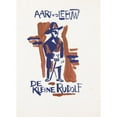 thumbnail image 3 of Leo Gestel 18x24 Black Modern Framed Museum Art Print Titled - Design for Book Binding by the Kleine Rudolf by Aart Van Der Leeuw (1891), 3 of 5