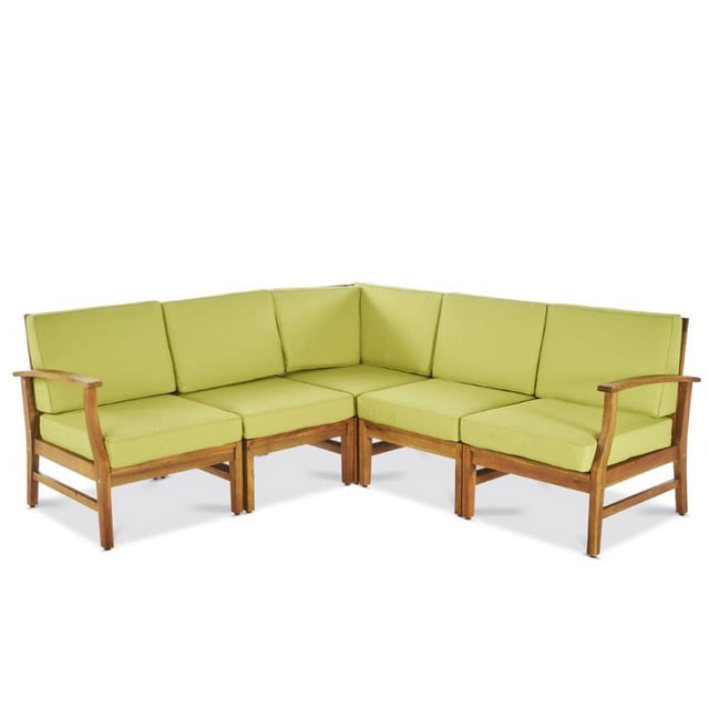 Noble House Perla Ensemble de Conversation Extérieur 5 Pcs Vert
